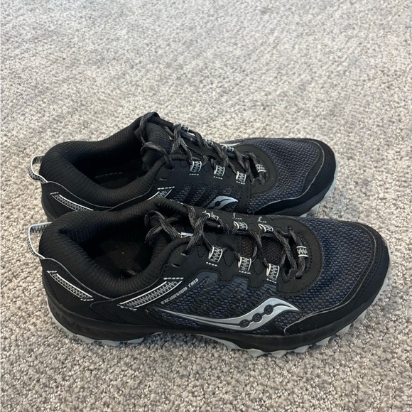 Saucony Shoes - Saucony Women’s Black and Gray Athletic Hiking Shoes